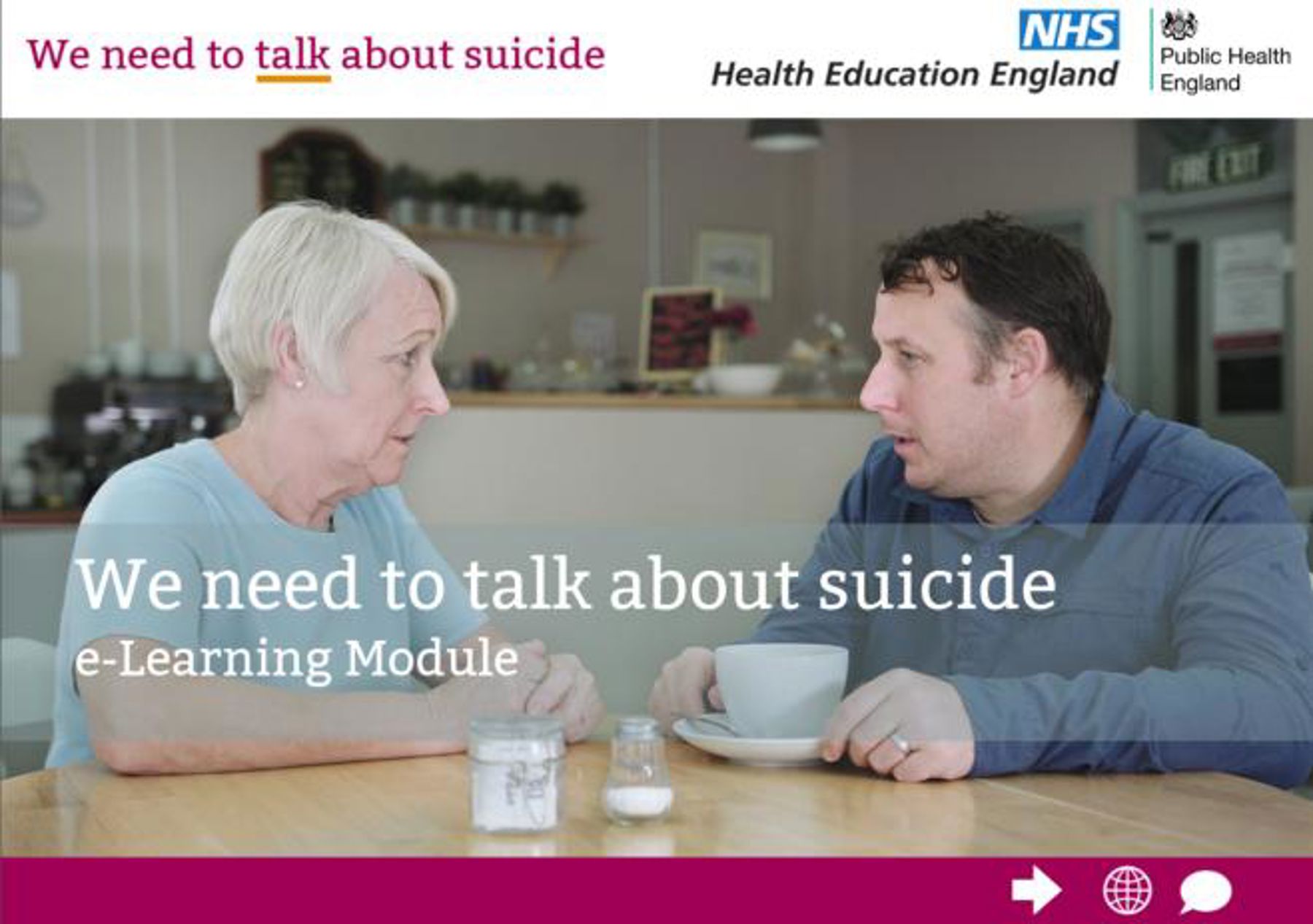 We need to talk about suicide training course