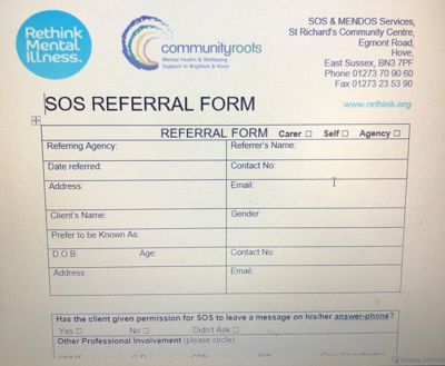SOS Referral Form
